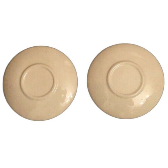 Swiss Alpine Mar-Crest Saucer  5.5" Plates Set Of 2 Mid Century Vintage - Picture 5 of 6